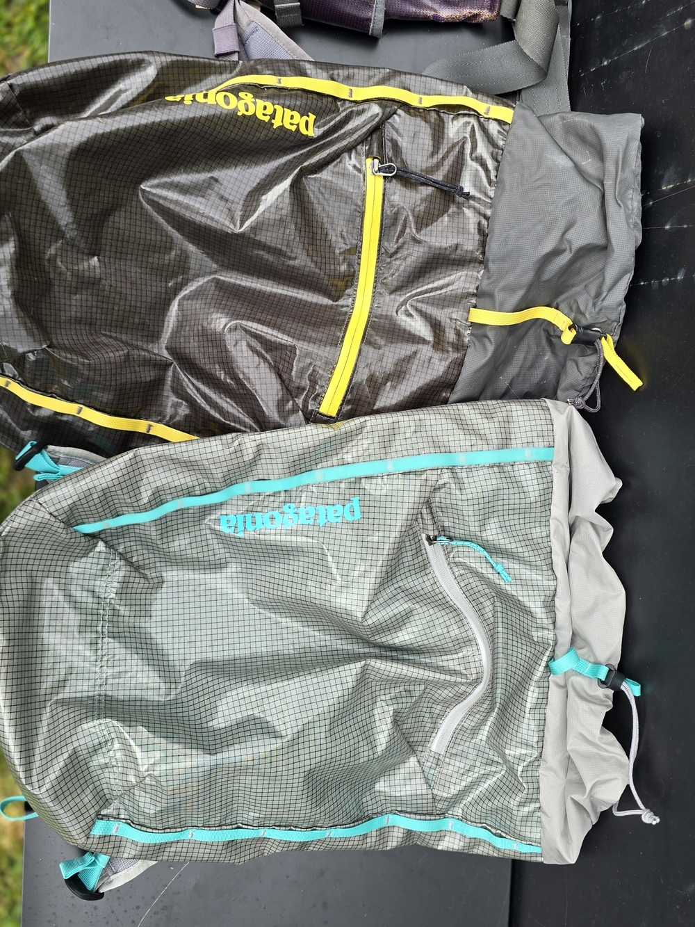 Patagonia Glossy Tpu 20 Liter Cinch Two Pack Lightweight Grey/Teal